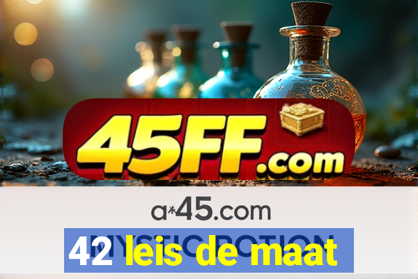 42 leis de maat